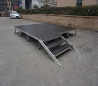 Événement de scène extérieur de luxe Portable Dj Stage Podium Concert Coopérer Mise en scène d'événements
