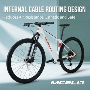 Bicicleta de Montaña MCELO PRO de Carbono de 29 Pulgadas, <span class=keywords><strong>M5100</strong></span>, 12 Velocidades, Eje Pasante Boost, Horquilla de Suspensión VICINI, Conducción Cómoda en Carretera - Product Image 4