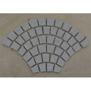 Màu Sắc Đa Dạng Hbls Loạt Fan-Hình Dạng Thảm Cho Sàn Hình Vuông, Vườn, Công Viên Tự Nhiên Đá <span class=keywords><strong>Slate</strong></span> - Product Image 4