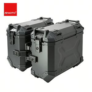 F2-MOTO 36L Valise latérale rigide pour moto, petite boîte de rangement pour selle, <span class=keywords><strong>coffre</strong></span> à bagages arrière - Product Image 2