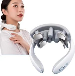 Elektrische Massage Intelligente Puls Functionele Halswervel Instrument Nek Schouderbeschermer Voor Het Verlichten Van Stress - Product Image 1