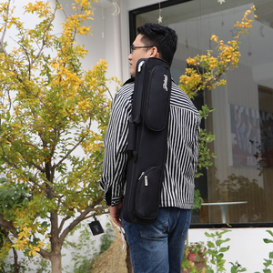 Modello di base può essere personalizzato semplice 7 fori 3*4 tessuto impermeabile portatile portatile <span class=keywords><strong>snooker</strong></span> cue bag morbida da biliardo cue case - Product Image 6