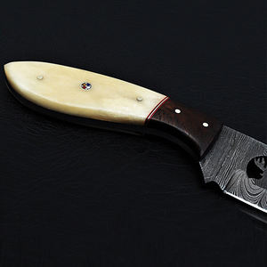 Cuchillo de Caza de Acero de Damasco Hecho a Mano, Cuchillos de Caza de Acero de Damasco de Alta Calidad con Mangos Personalizados - Product Image 4