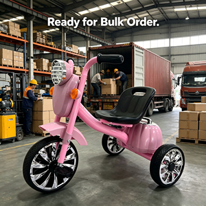Vélo d'équilibre pour bébé en EVA <span class=keywords><strong>de</strong></span> bonne qualité, <span class=keywords><strong>tricycle</strong></span> à pédales pour enfants, 3 roues, léger, pour enfants <span class=keywords><strong>de</strong></span> 2 à 4 ans - Product Image 4