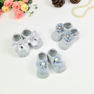 Chaussettes antidérapantes pour nouveau-nés, chaussons de 0 à 3 <span class=keywords><strong>mois</strong></span>, pour femme de 0 à 1 ans - Product Image 6