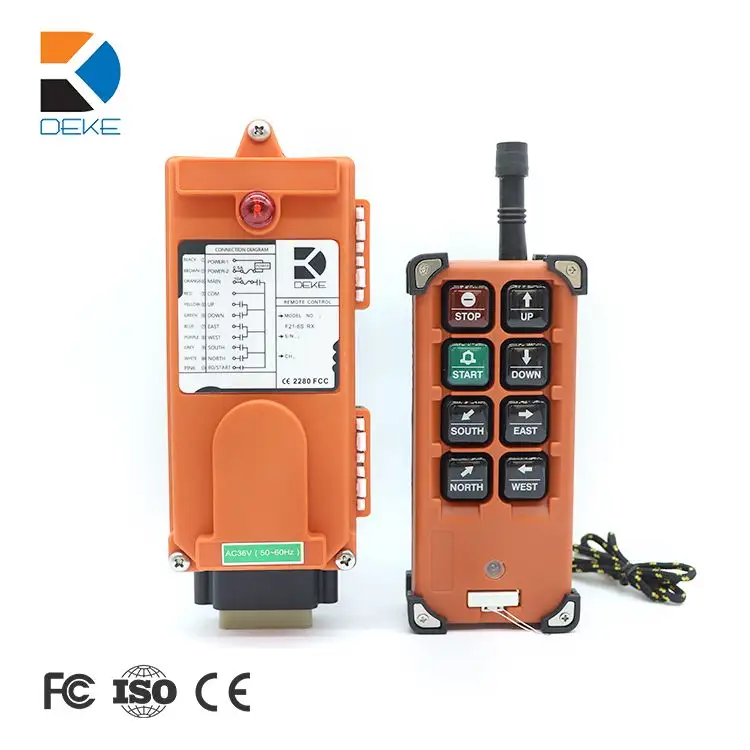 F21-6S Electric Parts Wireless Remote Control Universal Remote Hoist Controller