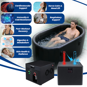 ZT Portable <b>Water</b> Chiller For Cold Plunge Pools High Quality Low Temp Cooling Tower <b>Water</b> Cooler Ice Bath Chiller Filter <b>Pump</b> - Product Image 5