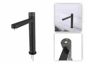 डोगो मैट ब्लैक स/nsf प्रमाणीकरण 3 तरह से सोंग 304 स्टेनलेस स्टील 3 तरह बुलबुला नल - Product Image 6