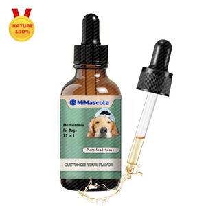 OEM Natural 10-en-1 Pet Vitamines Gouttes de glucosamine Supplément Multivitamine Liquide pour Chiens et Chats à Faible quantité minimale de commande - Product Image 1
