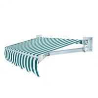 Fournisseur certifié - Auvent rétractable manuel d'extérieur avec télécommande, voile en polyester, structure en aluminium, tente rétractable