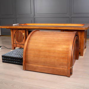 Lit électrique moderne <span class=keywords><strong>de</strong></span> beauté <span class=keywords><strong>de</strong></span> soin du visage à vendre Mobilier <span class=keywords><strong>de</strong></span> salon Sauna chauffant à moxibustion Table <span class=keywords><strong>de</strong></span> <span class=keywords><strong>massage</strong></span> fixe - Product Image 4