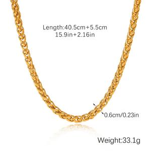 Joyería <span class=keywords><strong>de</strong></span> acero inoxidable chapado en oro brillante corazón colgante collar <span class=keywords><strong>de</strong></span> cadena Toggle Unisex Joyería - Product Image 5