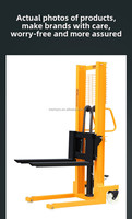 Chariot élévateur manuel hydraulique Mechpro 2T-3U 2 tonnes, hauteur de levage 3000 mm, pour hôtels, magasins de vêtements, magasins de matériaux de construction