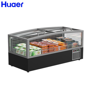 Congélateur vitrine commercial incurvé à économie d'énergie pour supermarchés, idéal pour Lulu et <span class=keywords><strong>Carrefour</strong></span> - Product Image 6