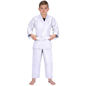 Kimono de karaté WKF blanc de haute qualité, uniforme premium 100% coton, séchage rapide, pour entraînement et compétition, durable, fabricant de Gi - Product Image 1