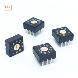 Bán hàng nóng 10 16 vị trí 5.08 mét Pitch SMD ROTARY Encoder Dip chuyển góc bên phải 4 + 1 pin Nhu cầu cao Thiết bị chuyển mạch quay - Product Image 3