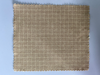 Tissu antistatique en Kevlar PBI tissé Rip-Stop 200 g/m² avec couche extérieure dorée pour combinaison de pompier, protection contre les flammes