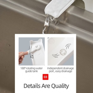 Removable and Washable Drainage Small Trash Can Kitchen Countertop Drain Trash Can Food Residue Filter Storage Box - Product Image 4