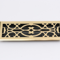 Nouvelle grille de sol dorée VF 0414 PEP populaire, adaptée aux conduits de climatisation, revêtement en poudre
