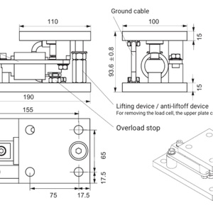 โมดูลน้ำหนัก1-Z6FC3/Z6 100KG-1/M3LBR100KG พร้อม Z6FC3/100กก - Product Image 5