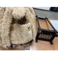 5165 vente en gros ODM OEM roues sac à dos roulant w amovible en peluche ours en peluche voyage à main enfants école ours en peluche sac à dos