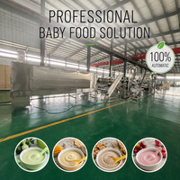 Ligne de production automatique de farine nutritionnelle, machine de transformation de céréales pour bébés, usine de fabrication de porridge instantané