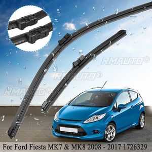 ใบปัดน้ำฝนรถยนต์สำหรับฟอร์ด เฟียสต้า MK7 MK8 24 "+ 14" 2008-2017 หน้าต่างด้านหน้าเครื่องซักผ้ากระจกหน้ารถใบปัดน้ำฝนอุปกรณ์เสริม - Product Image 1