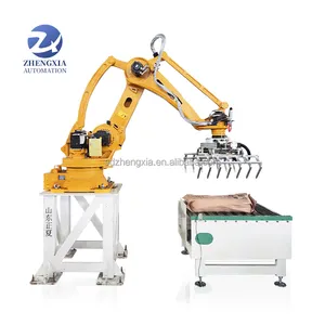 ZHENGXIA 5KG 10KG 15KG 20KG 25KG 30KG Línea automática de envasado de bolsas Máquina paletizadora robot de arroz