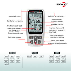 ROOVJOY produk pijat fisioterapi, mesin tubuh <span class=keywords><strong>Faradic</strong></span> terlaris - Product Image 3