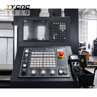 Torno CNC Horizontal de Cama Plana de Alta Resistencia CK61100 con Control GSK, Portaherramientas Eléctrico de 8 Posiciones, Motor Único de 220/380V