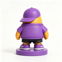 Figurines PVC 8,5 cm mignonnes SKATE VIBES en forme d'œuf, boîte mystère, jouets personnalisés amusants, collection d'art de designer, cadeau