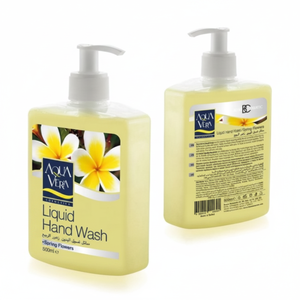 AQUAVERA Savon liquide pour les mains-Savon de toilette antiseptique aux ingrédients chimiques-FLEURS DE PRINTEMPS 500 ML - Product Image 2
