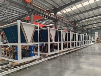 Unité de refroidissement modulaire à air refroidi à économie d'énergie avec compresseur scroll pour hôtels, hôpitaux et bureaux