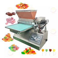 Usine directement de table gelée gommeuse fruits sucre machine à bonbons automatique sucette dure chocolat bonbons déposant machine
