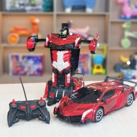 Mobil Robot Remote Control Deformasi, Robot Radio Remote Control, Deformasi Satu Klik, Transformasi Skala 1:18