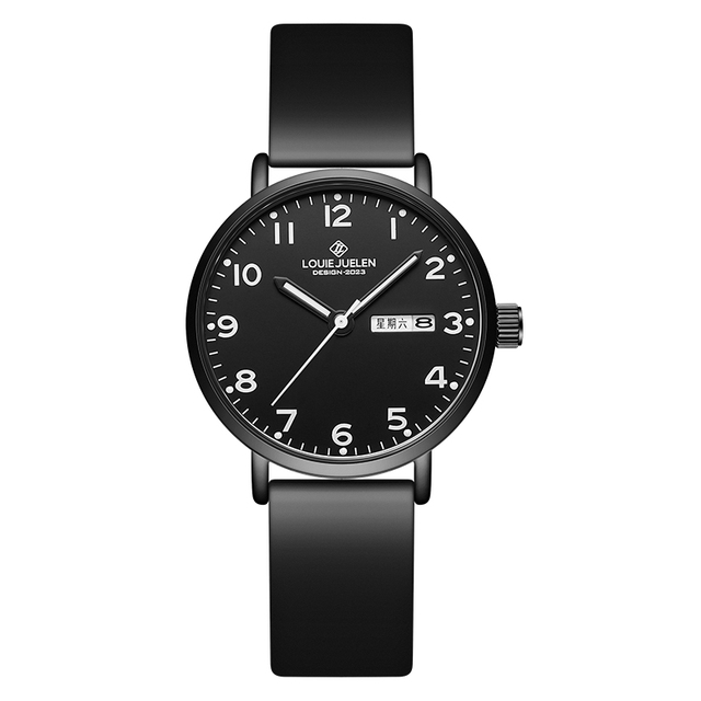 LOUIE JUELEN 9447 Simple 3ATM Waterproof Luminous Hands Unisex Quartz Watch Men Children Women Girls Watches Calendar Kids Clock