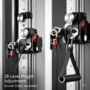 Appareil <span class=keywords><strong>de</strong></span> musculation fonctionnel mural QS H1PRO, station simple avec câble, <span class=keywords><strong>pour</strong></span> salle <span class=keywords><strong>de</strong></span> <span class=keywords><strong>sport</strong></span> à domicile, avec pile <span class=keywords><strong>de</strong></span> poids <span class=keywords><strong>de</strong></span> 30 kg - Product Image 2