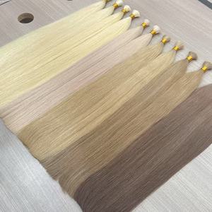 Extensioni di Capelli Russi Remy di Alta Qualità 100% Naturali con Cuticole Intatte Biondi/Rossi/Neri/Marroni in Confezioni all'Ingrosso - Product Image 5