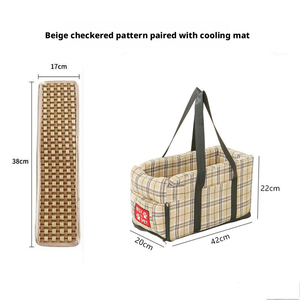 Coussin de <span class=keywords><strong>voiture</strong></span> pour <span class=keywords><strong>chien</strong></span> – Vente en gros, multifonctionnel, respirant, sac de transport portable, siège auto pour chat et <span class=keywords><strong>chien</strong></span> - Product Image 5