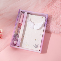 Ballet Girl Diary Note Book Pen Suit Niños Estudiantes Niñas Papelería Suministros de regalo Gel Pen Notebook Set