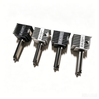 Kit Hotend en Acier Trempé Bambury 0,4 mm, Bloc Chauffant Extrudeur Entièrement Métallique de Remplacement Taille 8x8 pour Imprimante 3D Bamboo A1/A1 Mini