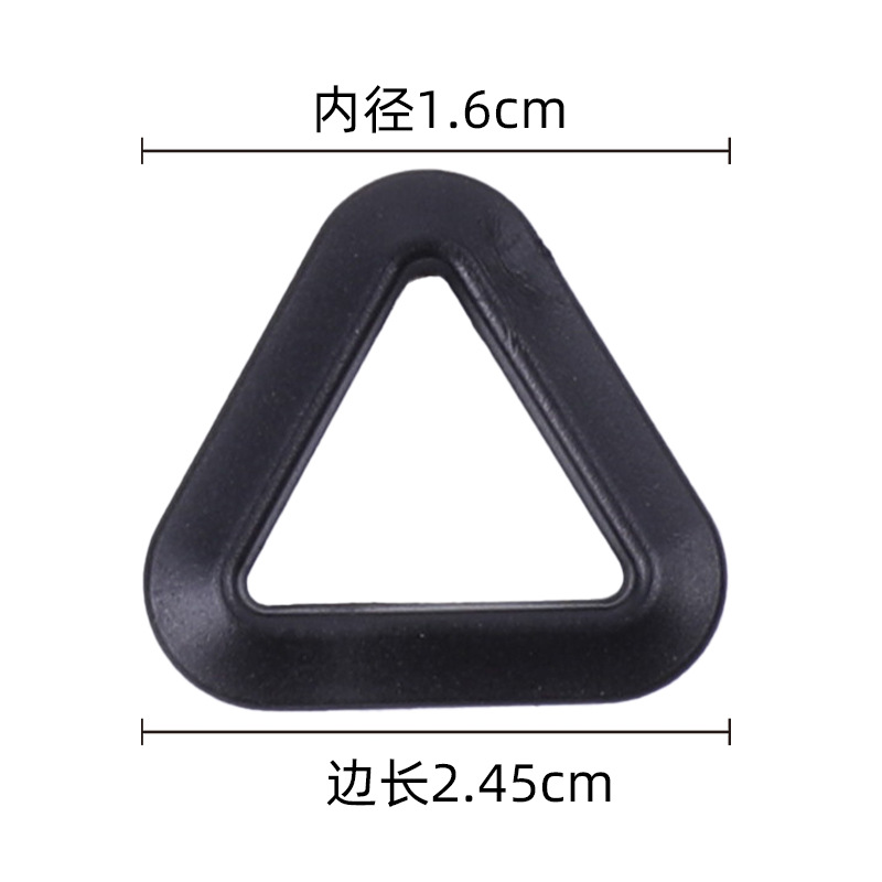 Triángulo rectángulo con un diámetro interior de 1,5 cm.