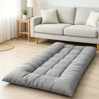 Tapis orthopédique pour chien résistant aux rayures, protection de la colonne vertébrale, rembourrage épais, lavable, gris, pour grands chiens