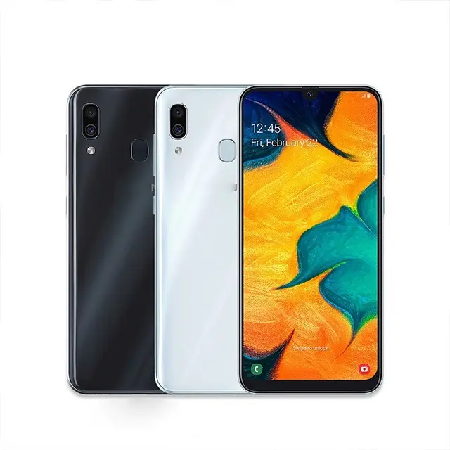 Cheap Used For Samsung A30 Unlocked Version 6.4 Inch 1080x2340 pixels Android 9.0 Smartphone