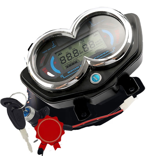 New Design Digital Speedometer Waterproof Odometer Bicycle Digital Speed Meter for E-rickshaw Electric Tricycle