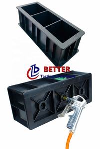 Moule en cube de test en plastique, moule/moule en cube de ciment compresseur à trois canaux, béton - Product Image 6