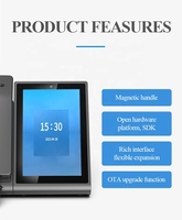 Téléphone IP d'usine écran 8 pouces Android 12 caméra 5MP WiFi RJ45 POE PSTN RJ11 Ports 16 compte SIP téléphone vidéo Voip personnalisé