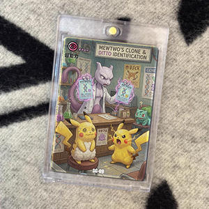 Cartes métalliques Pokémon de haute qualité en gros, illustrateur, <span class=keywords><strong>carte</strong></span> rare, anniversaire, fan art, rétro, accessoires, cadeau d'anime pour enfants, boîtes mystère - Product Image 1