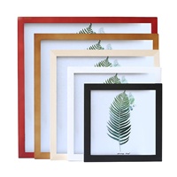 Marco de Fotos Cuadrado de Madera Sólida para Decoración de Escritorio, Venta al Por Mayor, Personalizado, para Fotos de 5, 6, 7, 8 y 10 Pulgadas
