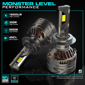 H7 LED luz antiniebla impermeable 24V 100W bombillas de faro blanco <span class=keywords><strong>amarillo</strong></span> 6500K Temperatura de Color haz puntual 3 pulgadas tamaño 18 meses de garantía - Product Image 5